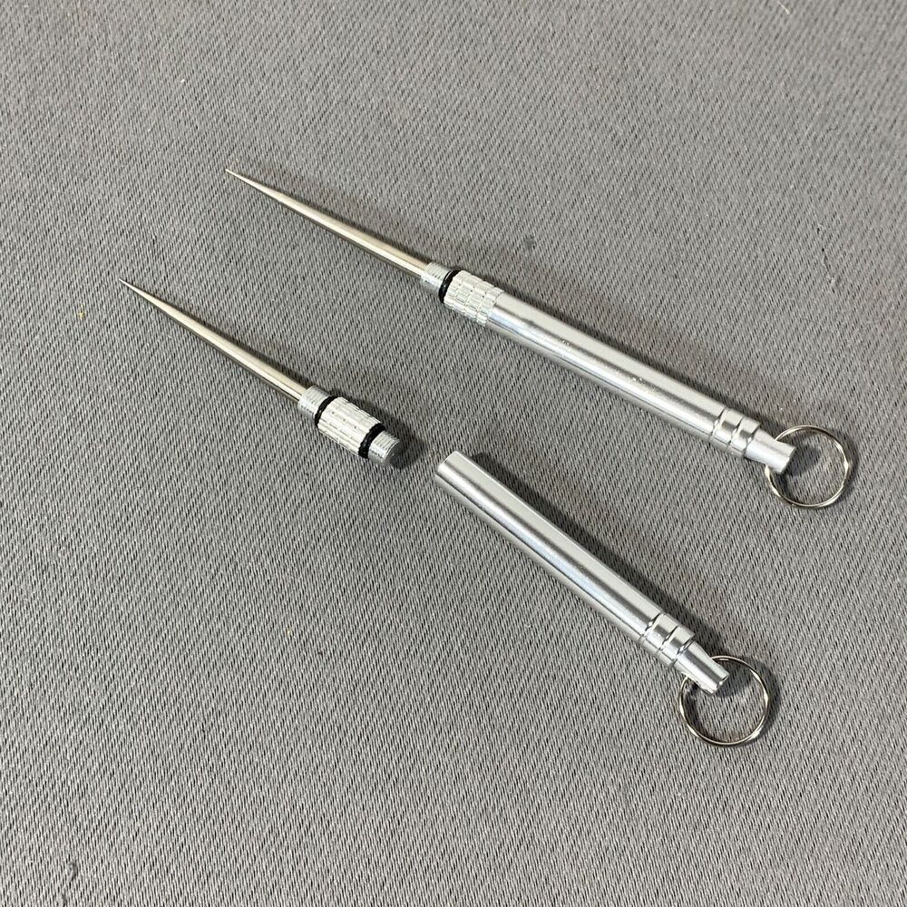 Portable Reusable Aluminum Toothpick Toothpicks - Compact Eco-Friendly